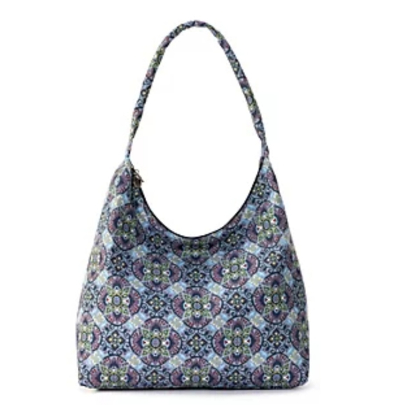 Sakroots Handbags - Sakroots Atlas Hobo The Sak Shoulder Bag Tote Grey Mosaic World NWT
